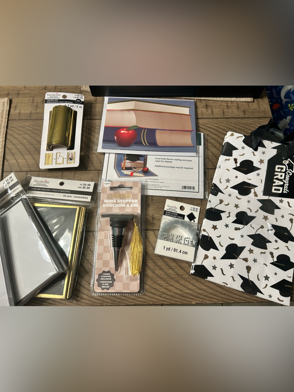 Graduation Celebration supplies with Black Gold  bundle